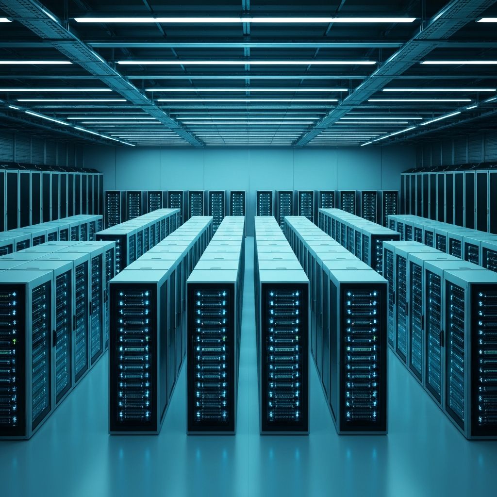 Modern data center representing SelsTech infrastructure capabilities